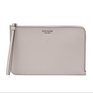 KATE SPADE leather Cameron large L-zip wristlet